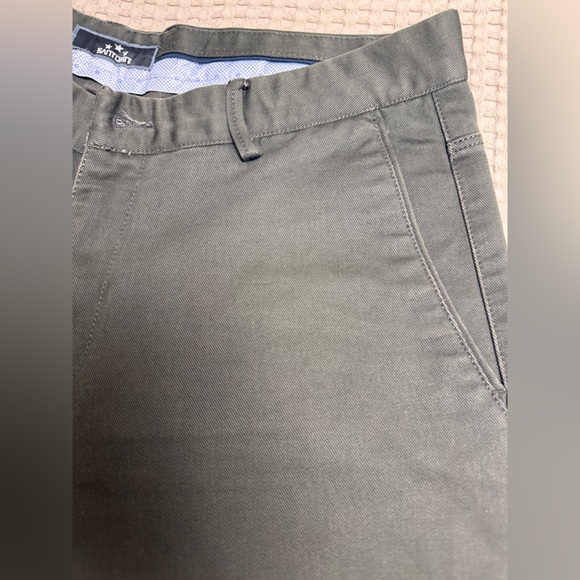 Men's Olive Pants - Picture 2 of 7